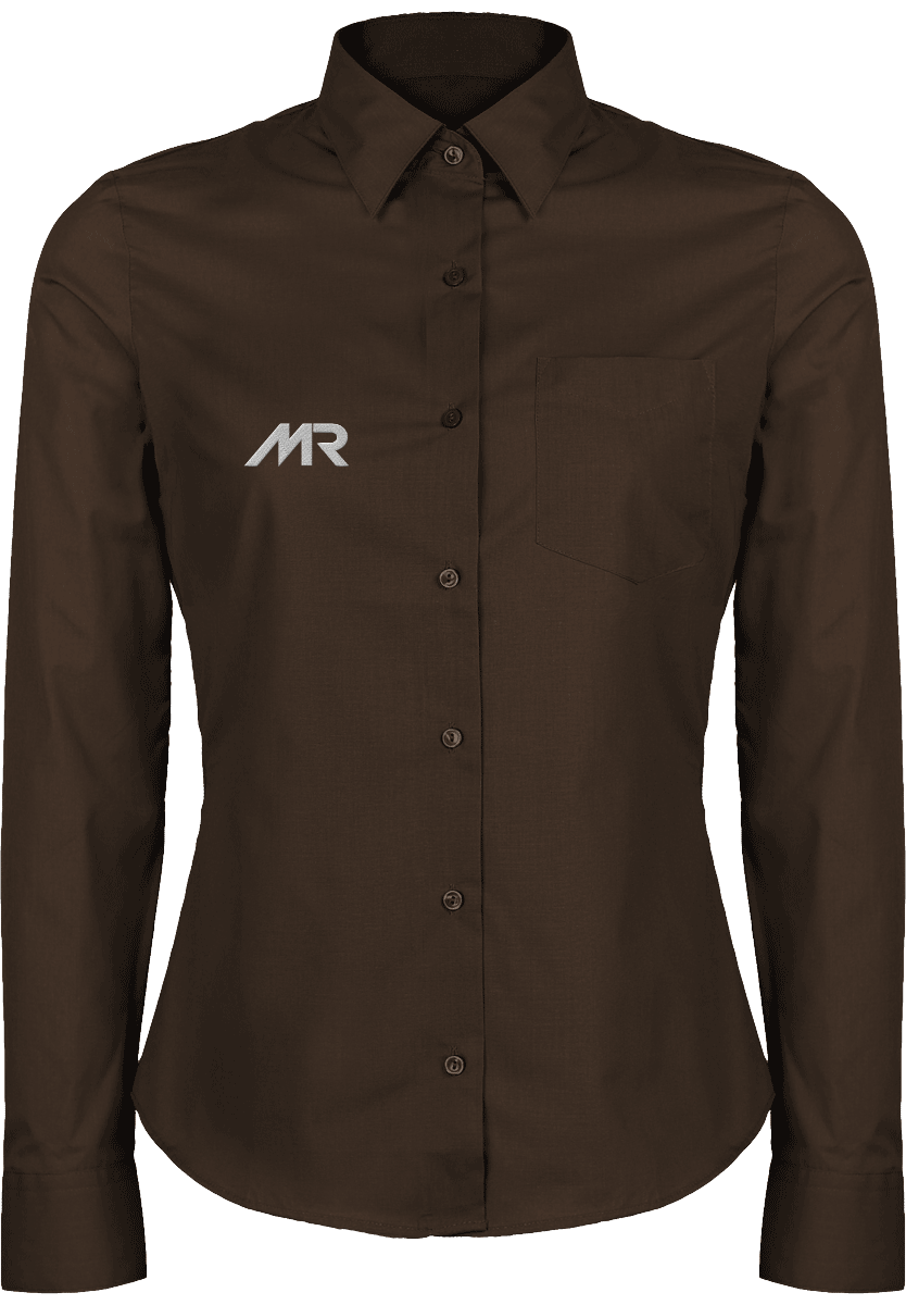 Chemise Manches Longues Brodée Femme