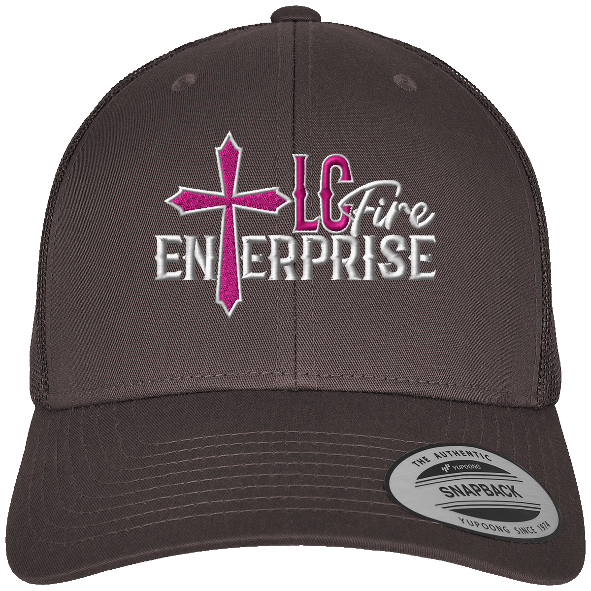 LC FIRE ENTERPRISE Brodée Casquette Retro Trucker
