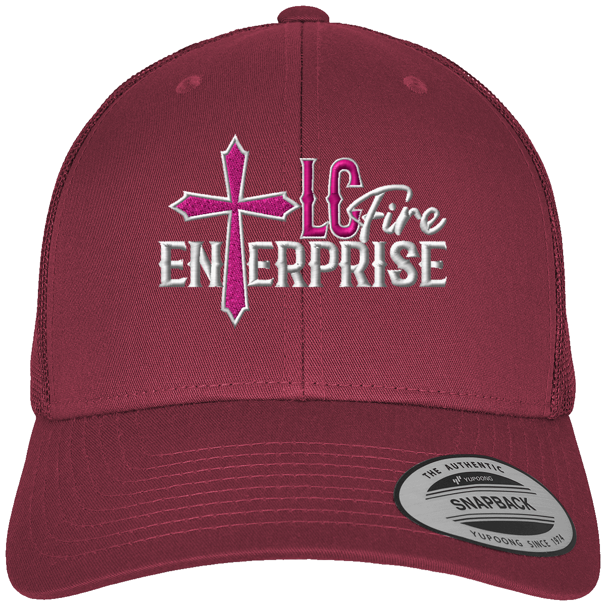 LC FIRE ENTERPRISE Brodée Casquette Retro Trucker