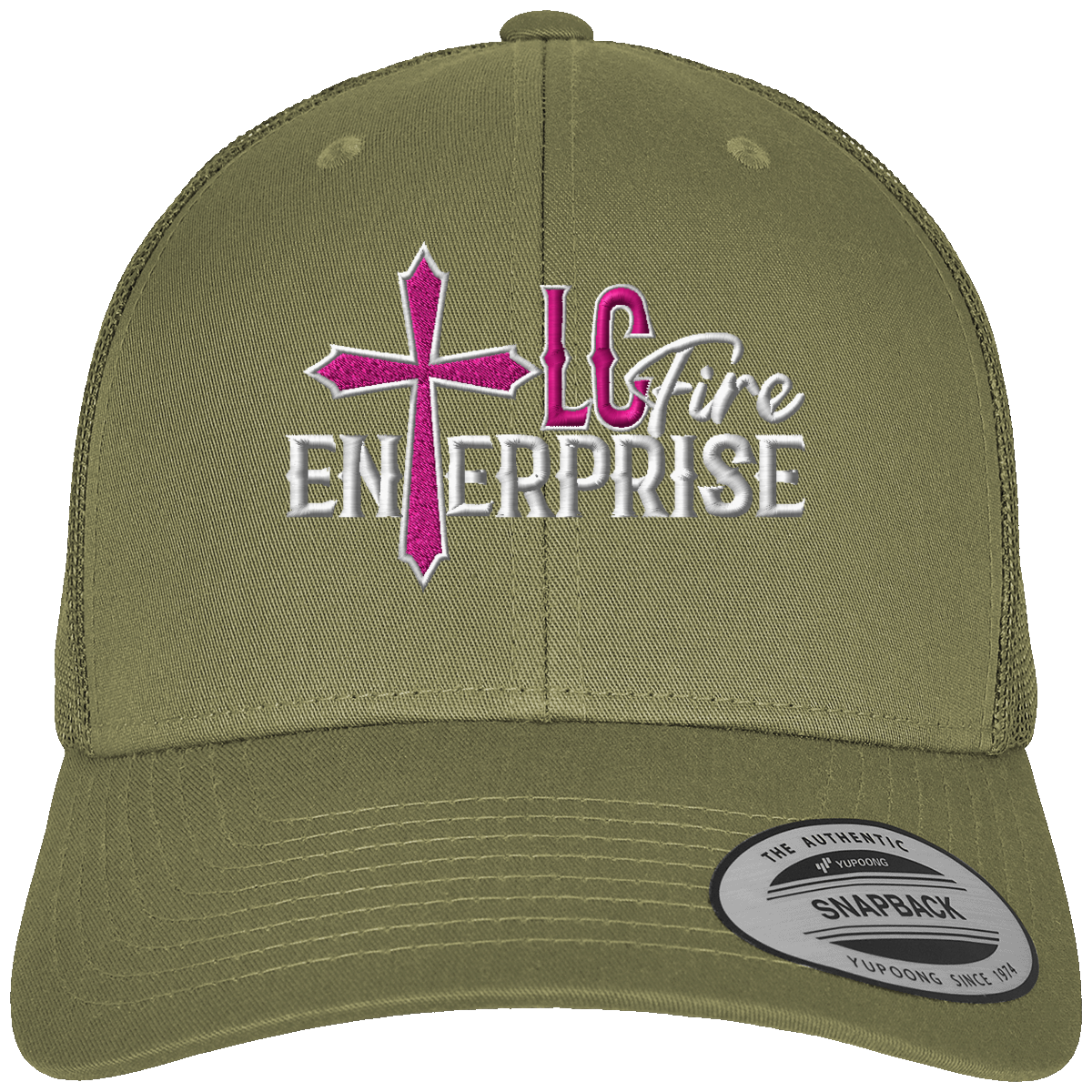 LC FIRE ENTERPRISE Brodée Casquette Retro Trucker
