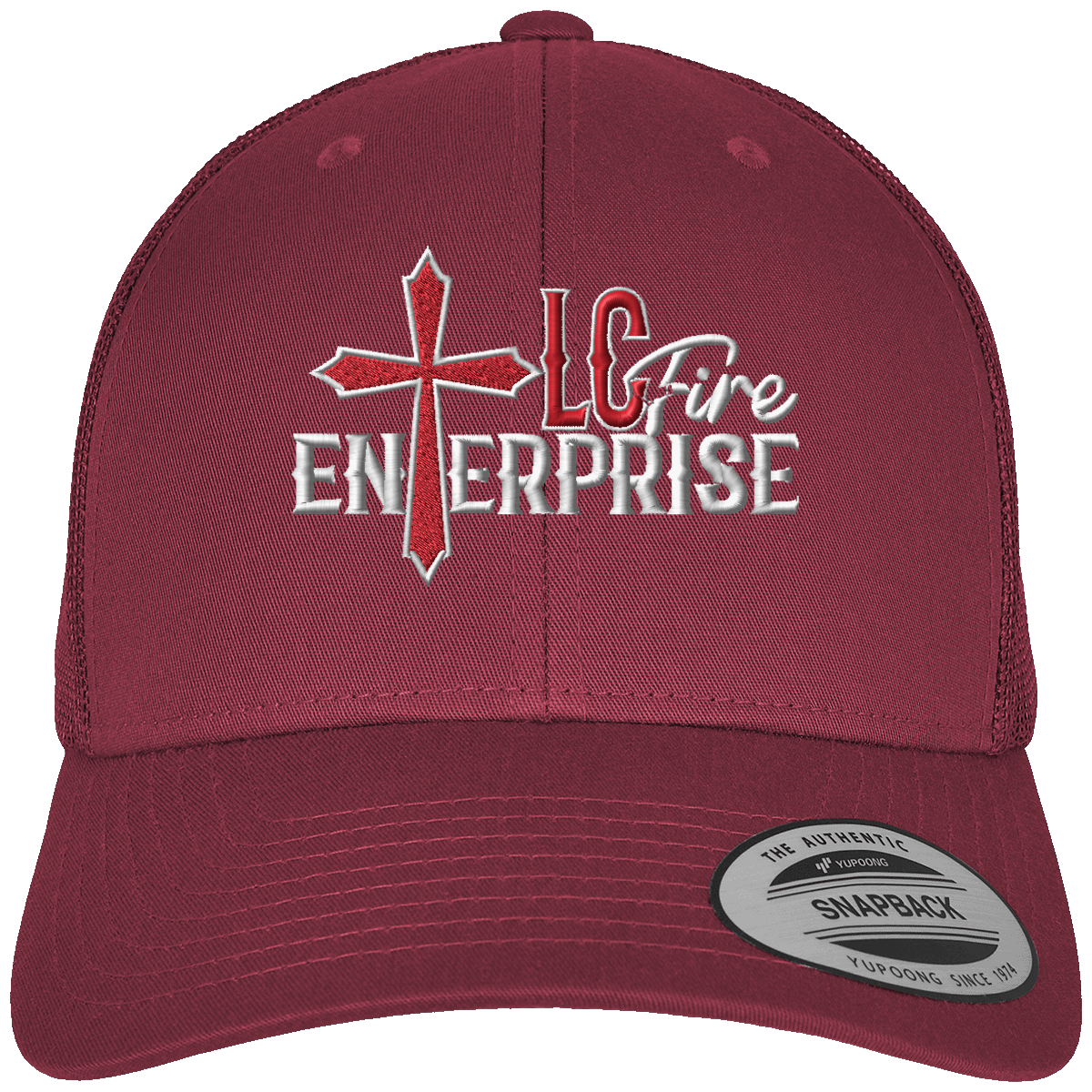 LC FIRE ENTERPRISE Brodée Casquette Retro Trucker