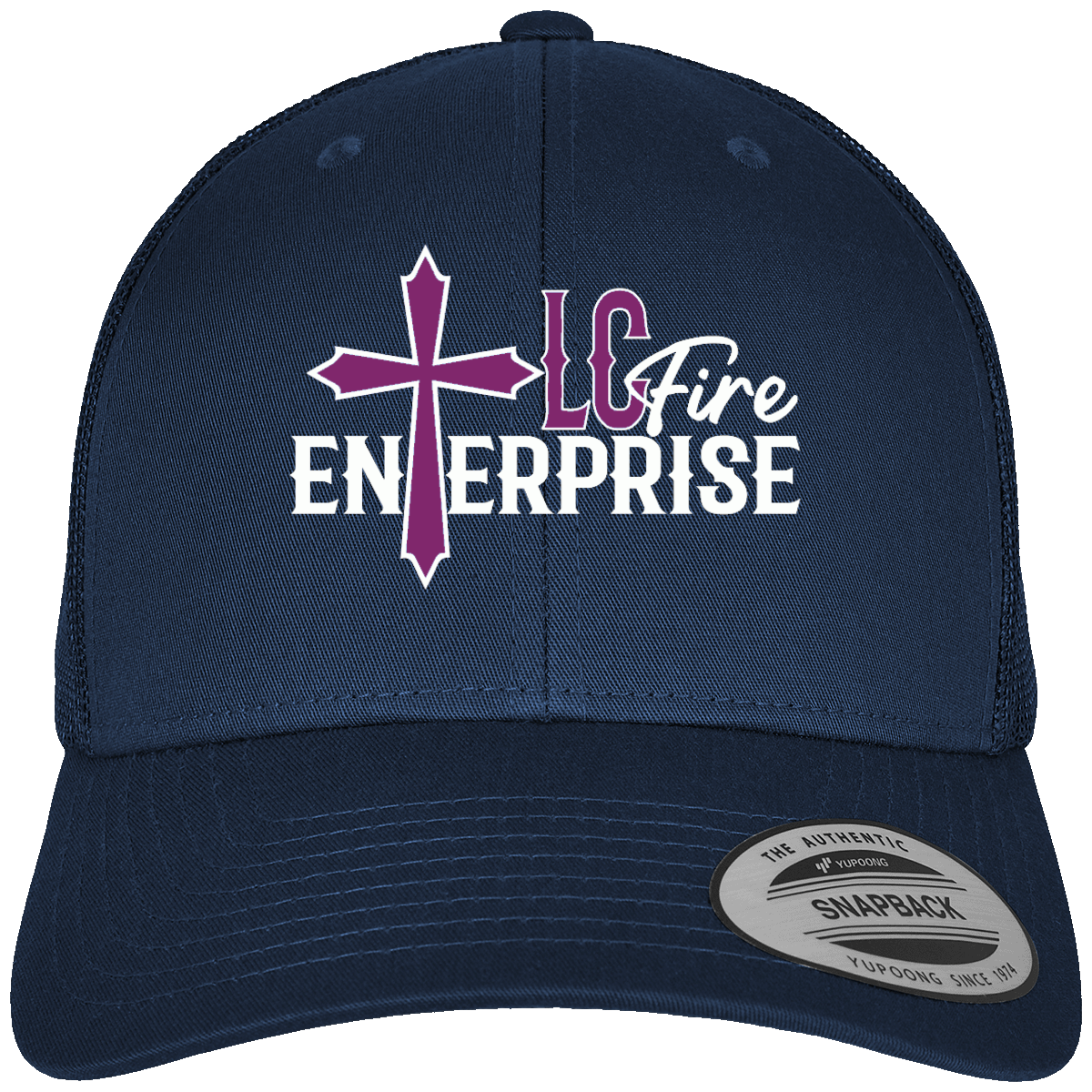 LC FIRE ENTERPRISE Brodée Casquette Retro Trucker