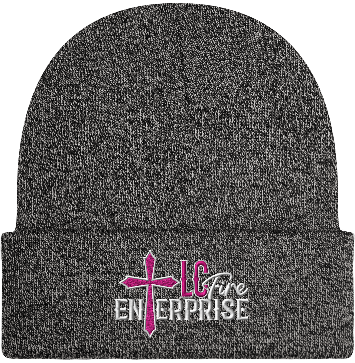 LC FIRE ENTERPRISE Brodé Bonnet Beanie à Revers
