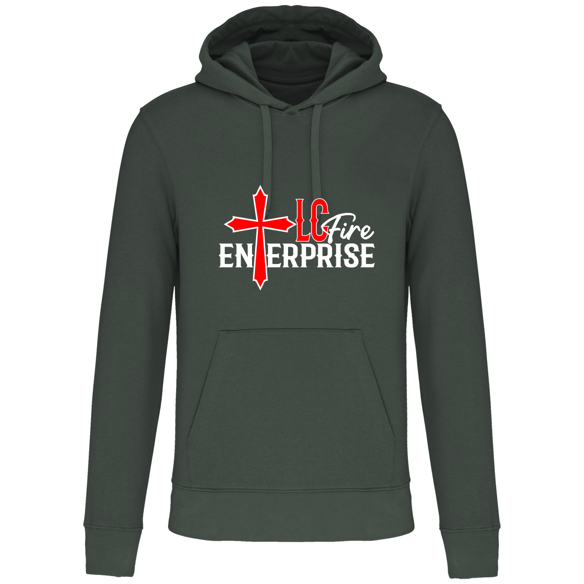 LC FIRE ENTERPRISE Sweat-shirt écoresponsable à capuche homme