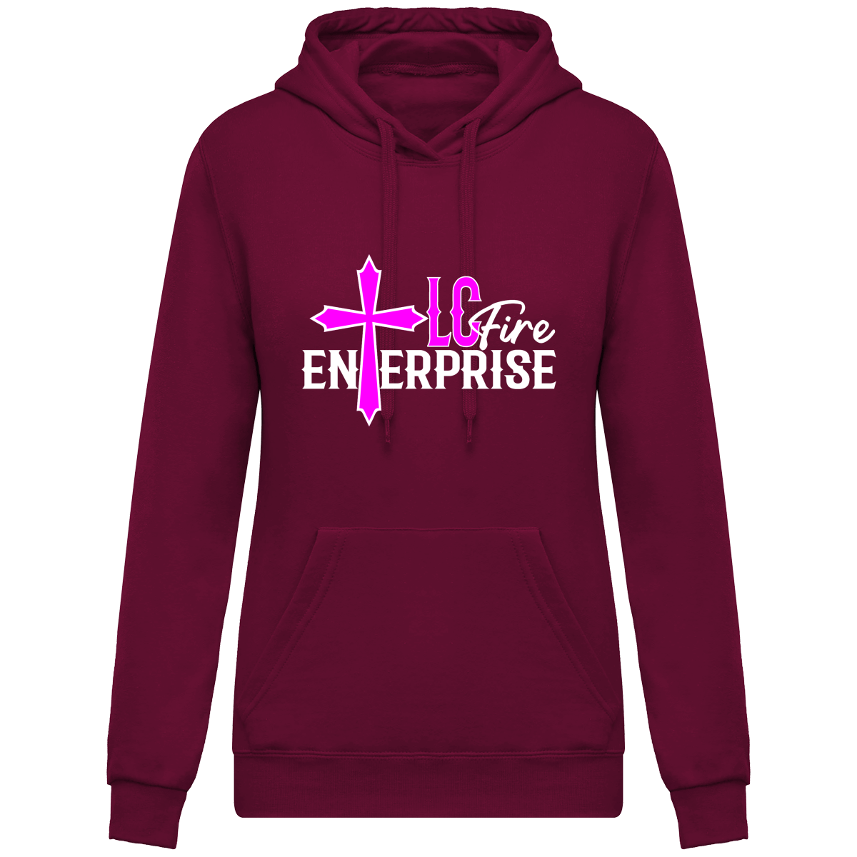 LC FIRE ENTERPRISE Impréssion Sweat shirt à Capuche Femme