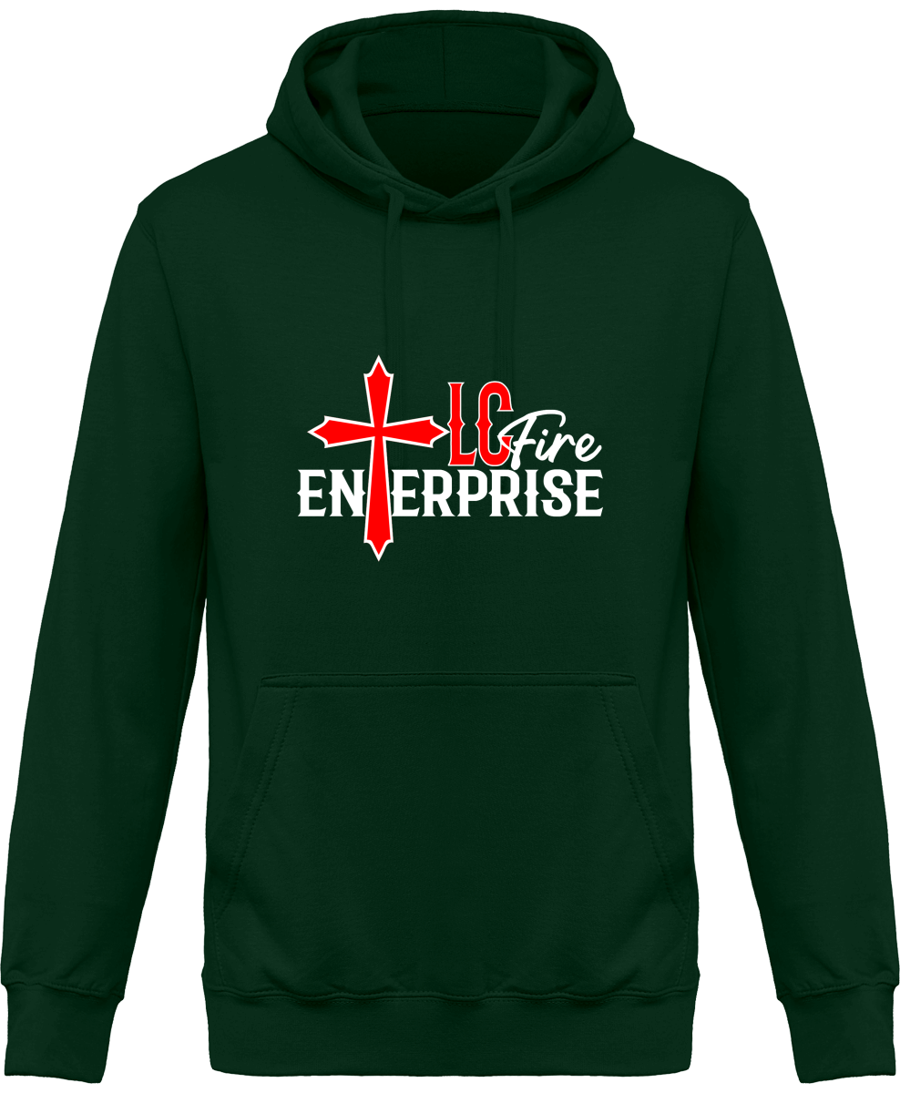LC FIRE ENTERPRISE impression Sweat Shirt à Capuche Homme