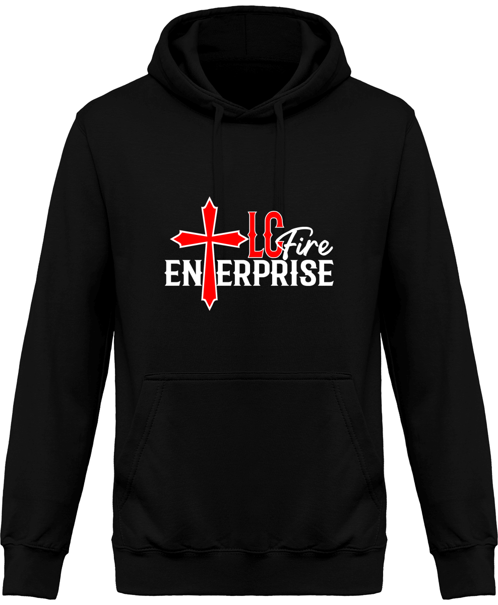 LC FIRE ENTERPRISE impression Sweat Shirt à Capuche Homme