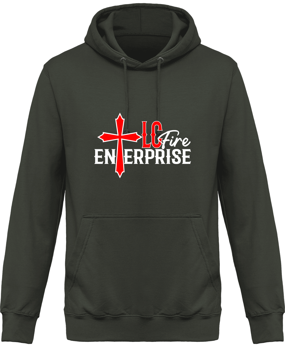 LC FIRE ENTERPRISE impression Sweat Shirt à Capuche Homme