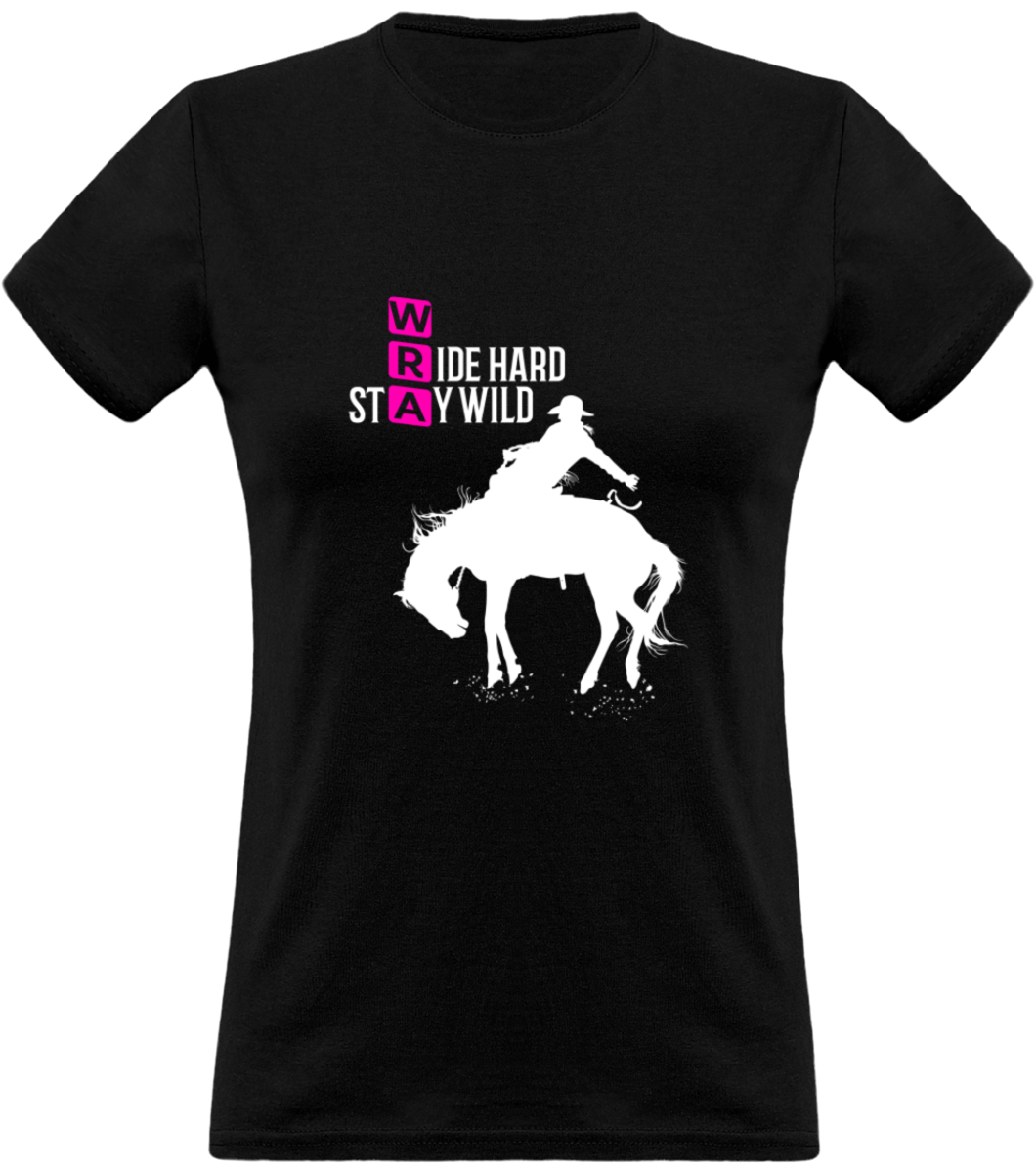 BRONC LIMITED Tee Shirt Femme Classique 150gr