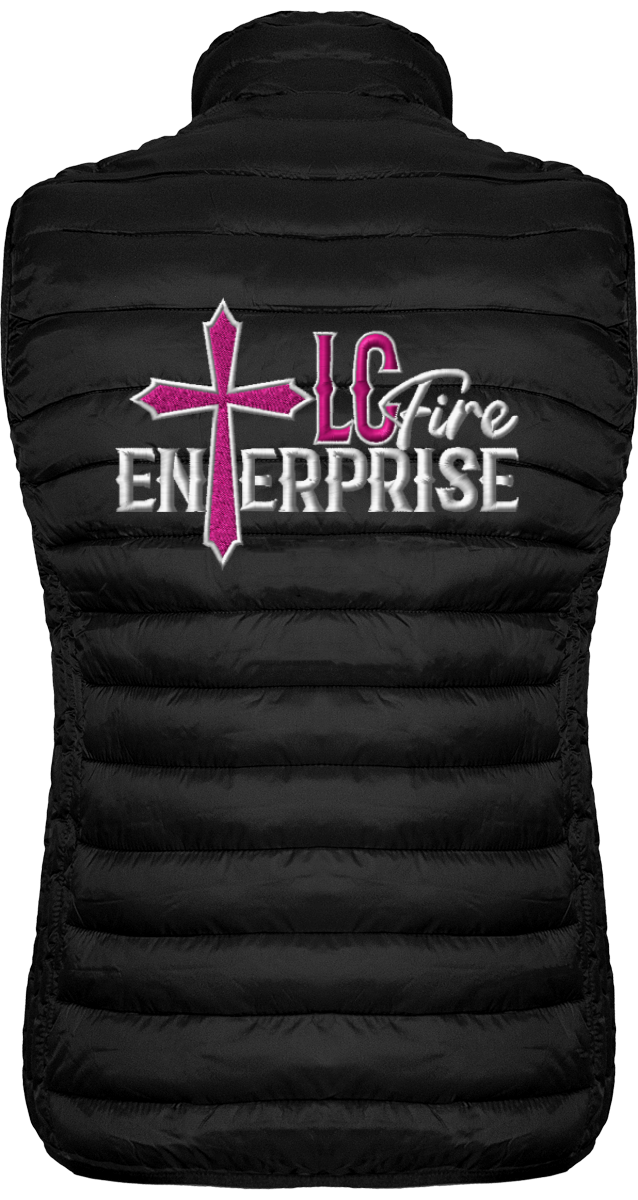 LC FIRE ENTERPRISE Doudoune Brodée Légère Sans Manches Femme