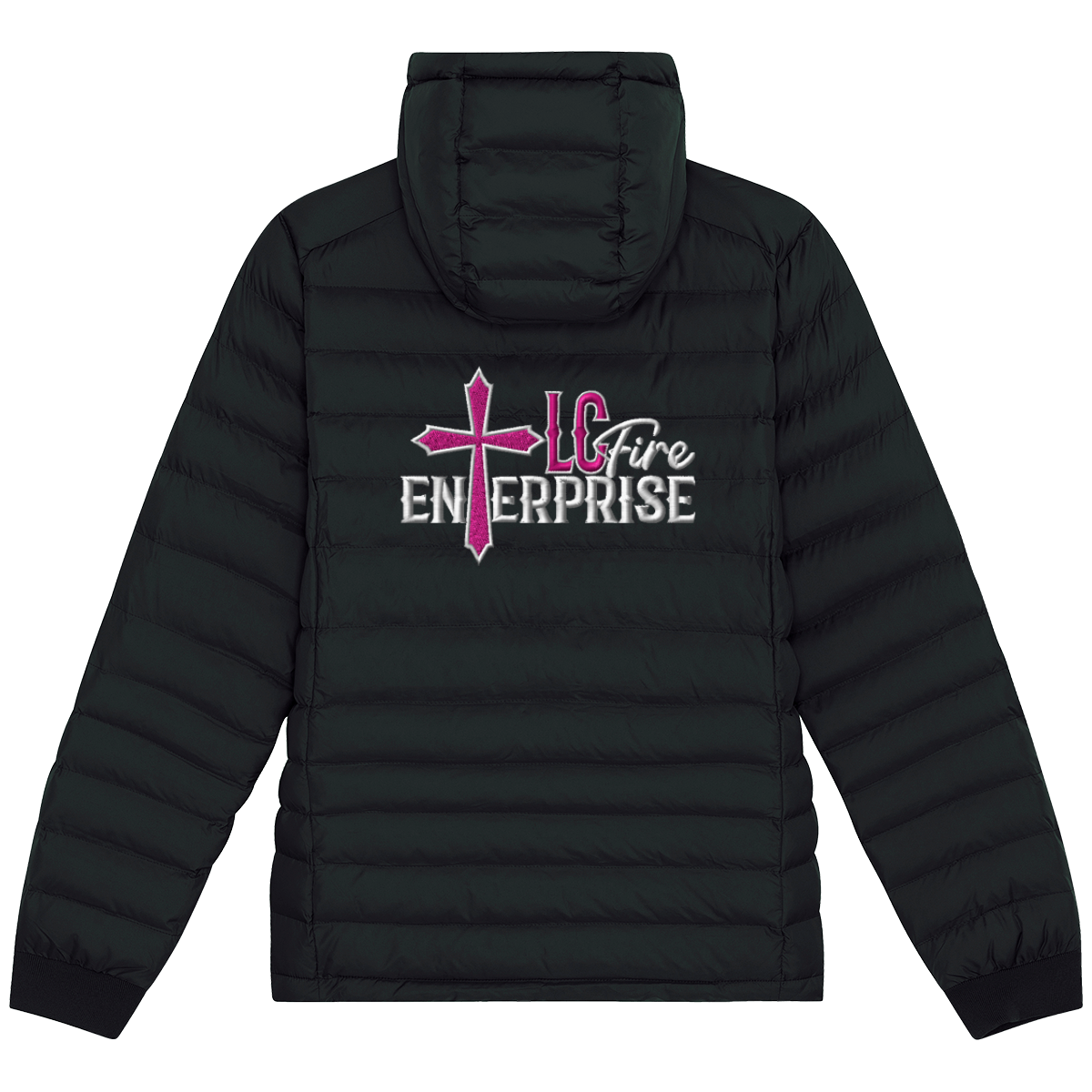 LC FIRE ENTERPRISE Brodée Veste matelassé pour femme STELLA VOYAGER SERIE LIMITED