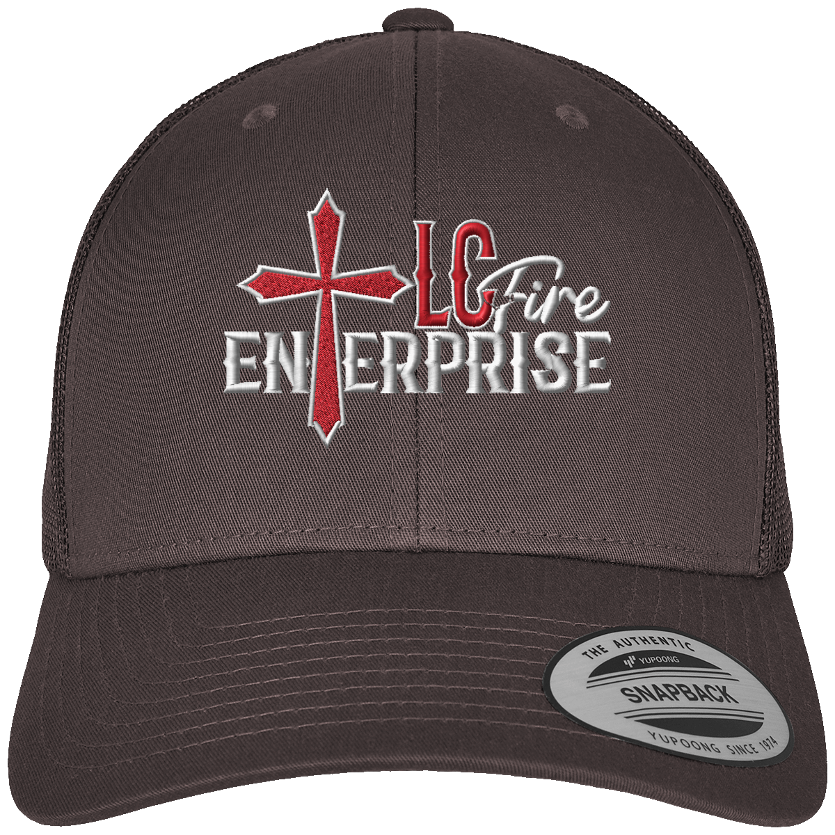 LC FIRE ENTERPRISE Brodée Casquette Retro Trucker