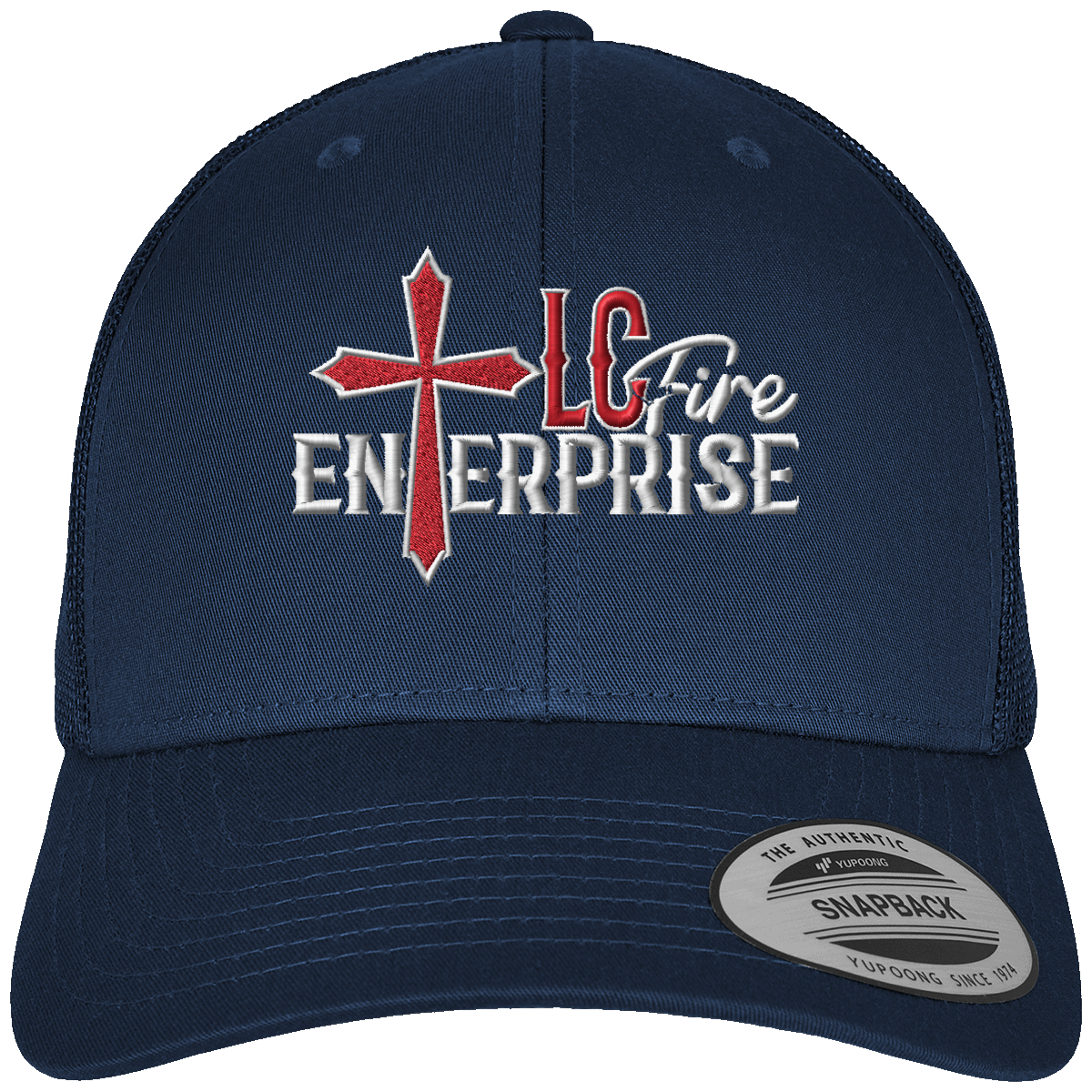 LC FIRE ENTERPRISE Brodée Casquette Retro Trucker