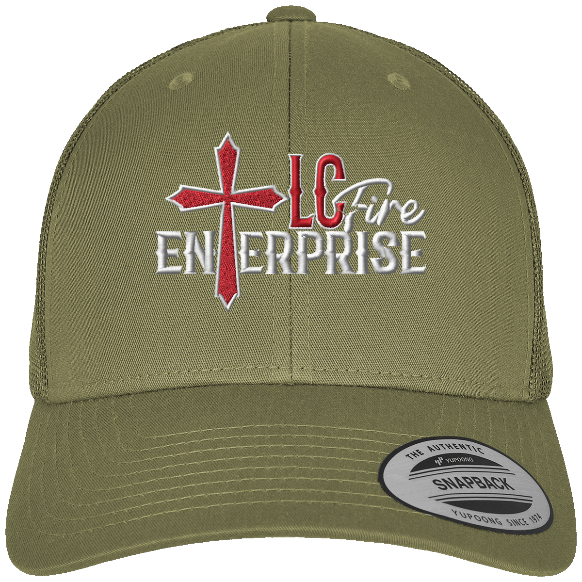 LC FIRE ENTERPRISE Brodée Casquette Retro Trucker