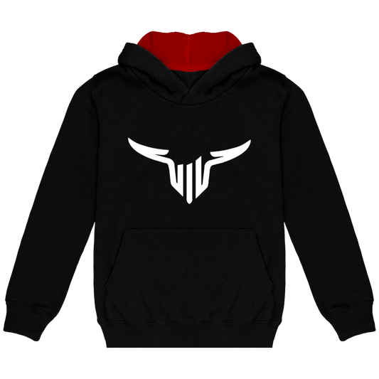 Sweat-Shirt Capuche Contrastée Enfant