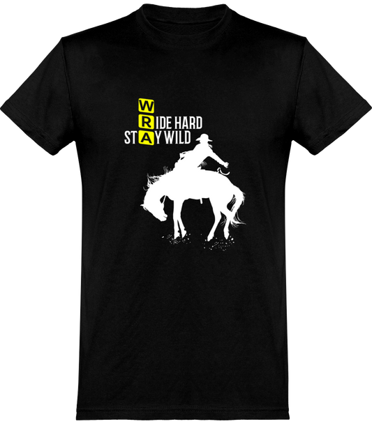 BRONC LIMITED Tee Shirt Homme Col rond Manches Courtes Classique 150 gr
