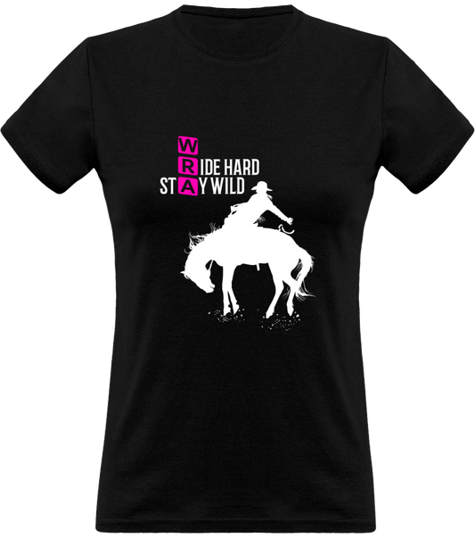 BRONC LIMITED Tee Shirt Femme Classique 150gr