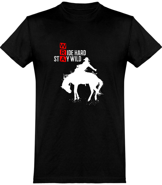 BRONC LIMITED Tee Shirt Homme Col rond Manches Courtes Classique 150 gr
