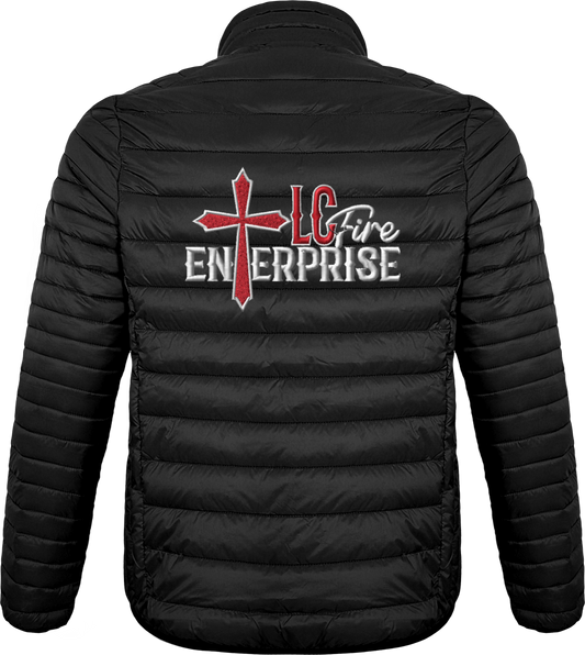 LC FIRE ENTERPRISE Doudoune Légère Homme Brodée