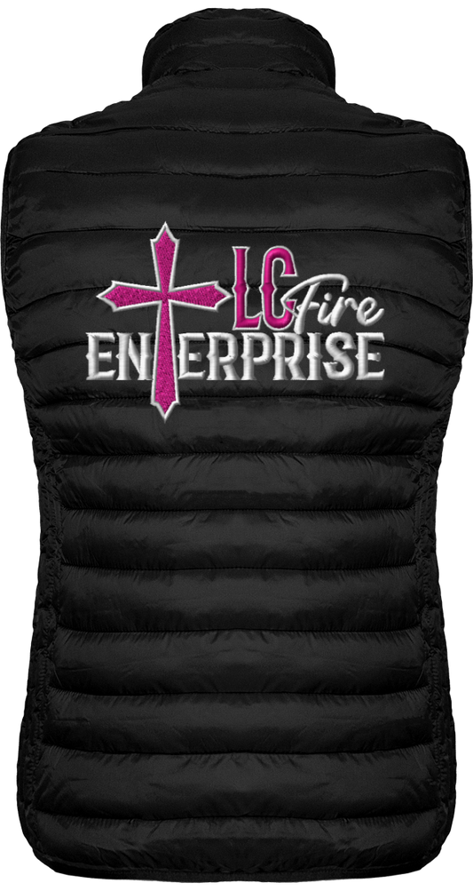 LC FIRE ENTERPRISE Doudoune Brodée Légère Sans Manches Femme